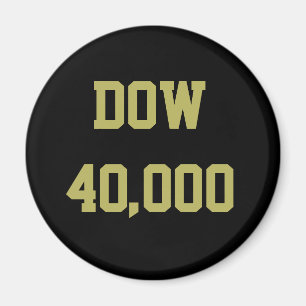 Íman Celebração do mercado de ações da Dow 40000