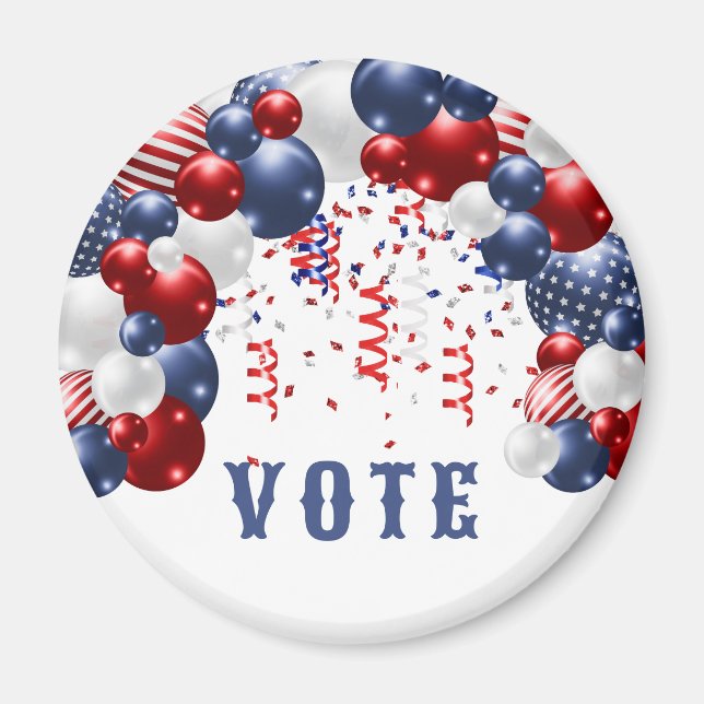 Íman Celebração Estrelada Arco Voto (Frente)