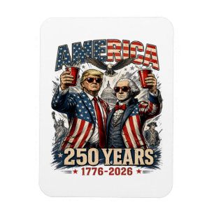 Íman Celebração Patriótica América 250 Anos
