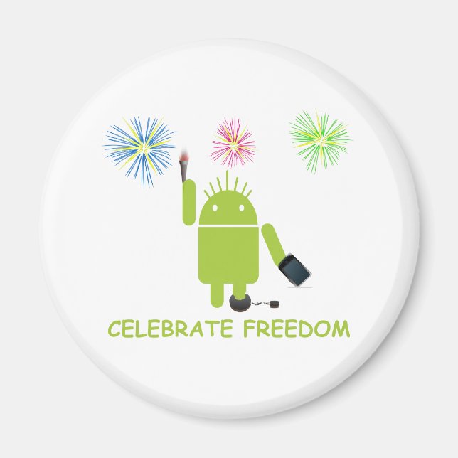 Íman Celebrar a liberdade (desenvolvedor de software An (Frente)