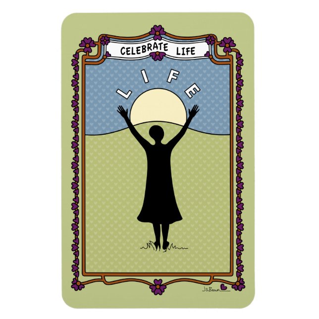 Íman Celebrar Life 2_A_Flexible Magnet 4"x6" (Vertical)