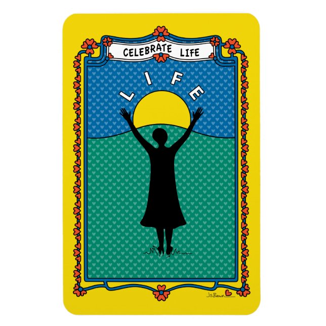 Íman Celebrar Life 2_B_Flexible Magnet 4"x6" (Vertical)