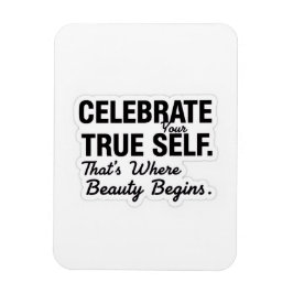 Íman Celebrate True Self Sticker