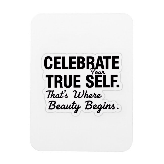 Íman Celebrate True Self Sticker (Vertical)