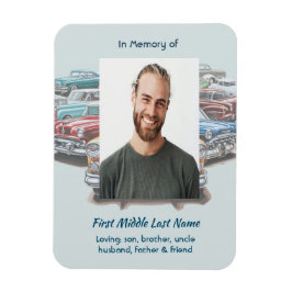 Íman Celebration of Life Service Classic Vintage Car 