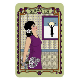 Íman Celebre a Vida_ Ímã de Geladeira 4x6