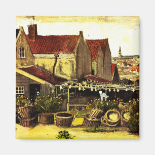 Íman Celeiro de Secagem de Peixes por Vincent van Gogh