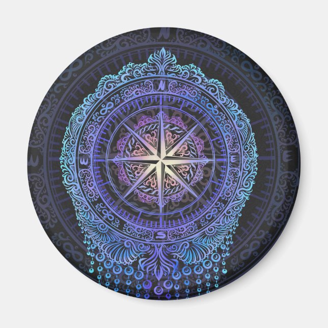 Íman Celestial Compass Mandala (Frente)
