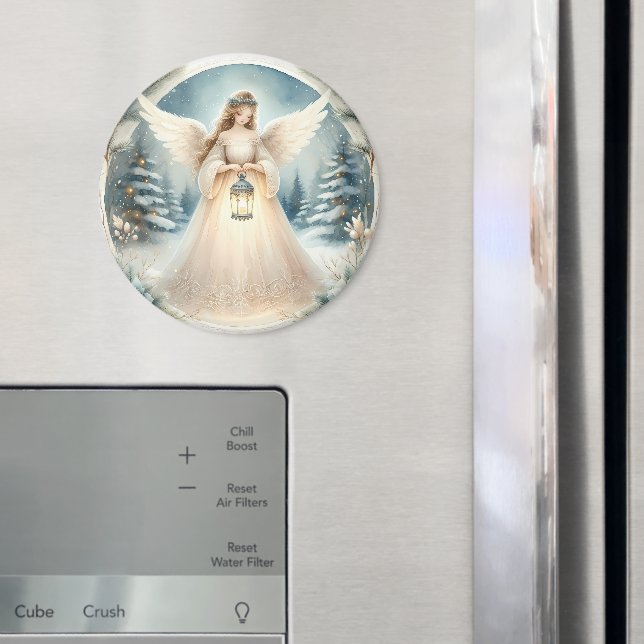 Íman Celestial Winter Angel Lantern of Hope (In Situ (Fridge))