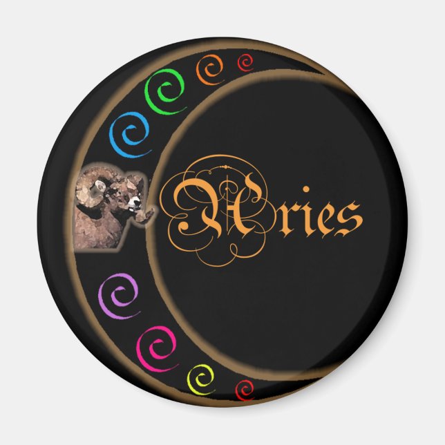 Íman Celestrial Moon Aries (Frente)
