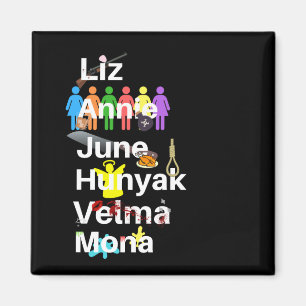 Íman Cell Block Tango Name Magnet