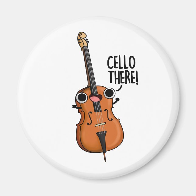 Íman Cello Lá Encantado Música (Frente)