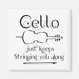 Íman Cello String Along