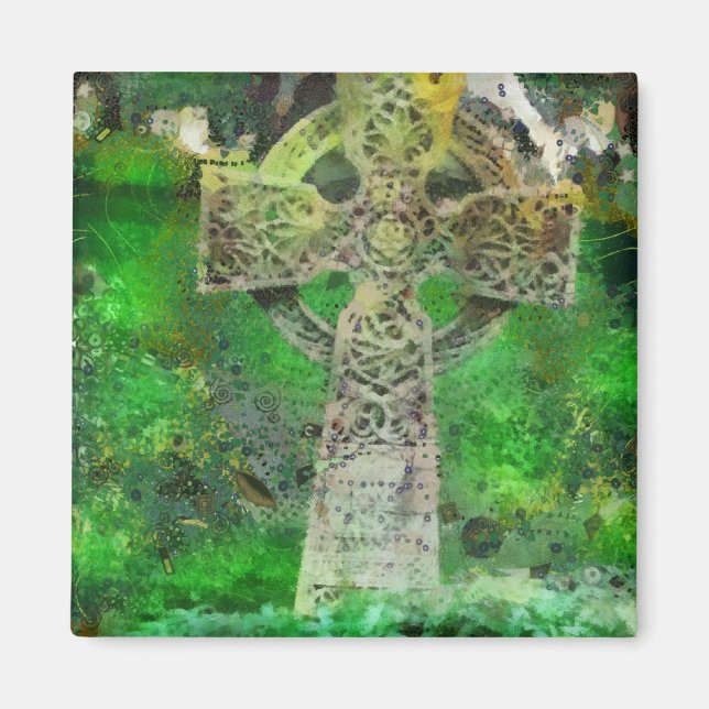 Íman Celtic Cross Gravestone (Frente)