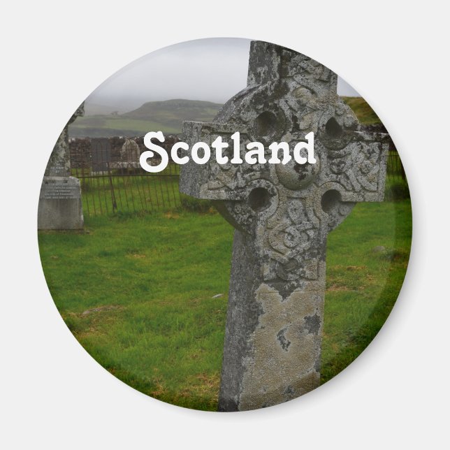 Íman Celtic Cross na Escócia (Frente)