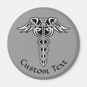 Íman Celtic Knot Caduceus
