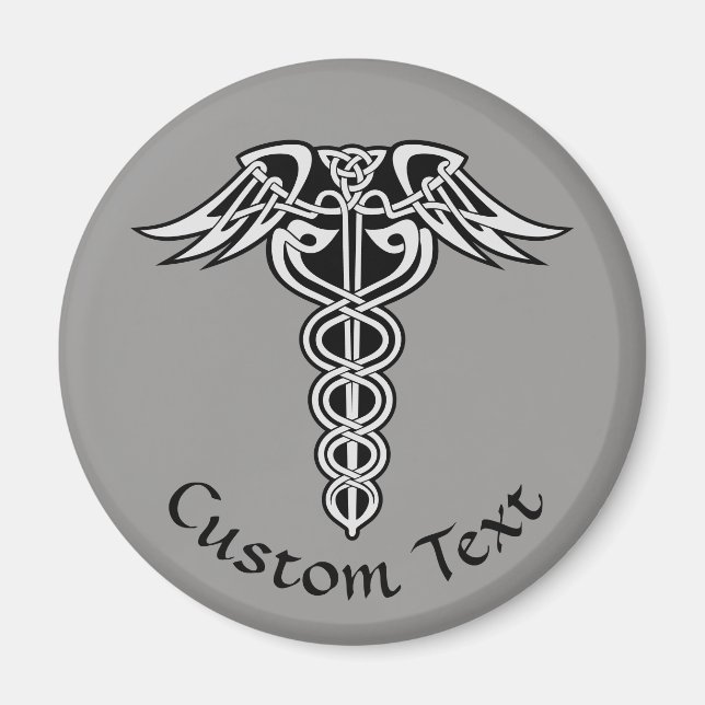 Íman Celtic Knot Caduceus (Frente)