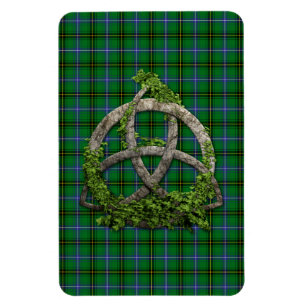 Íman Celtic Trinity Knot E Clan Henderson Tartan