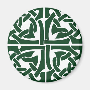 Íman Céltico verde Knotwork da hera