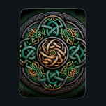 Íman Célula Nó Verde Dourado<br><div class="desc">Célula Nó Verde Dourado</div>