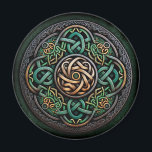 Íman Célula Nó Verde Dourado<br><div class="desc">Célula Nó Verde Dourado</div>