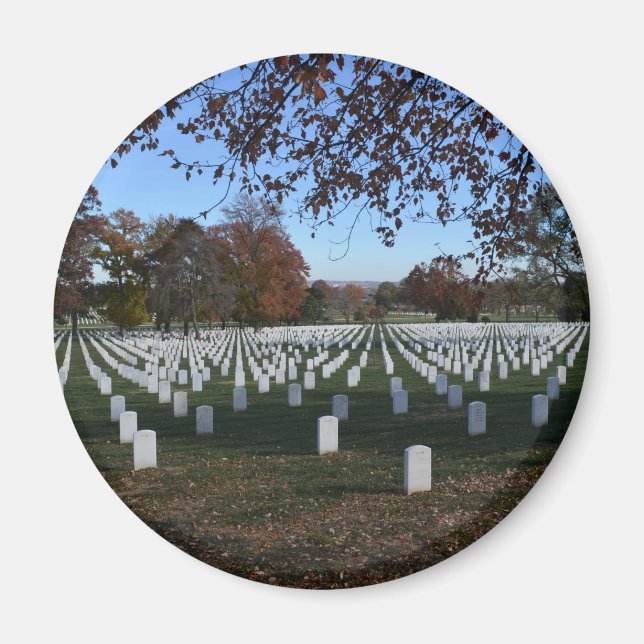 Íman Cemitério de Arlington em Linhas outono de 2013 (Frente)