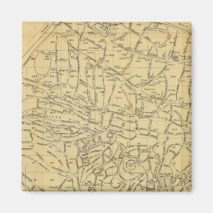 Íman Cemitério de madeira verde