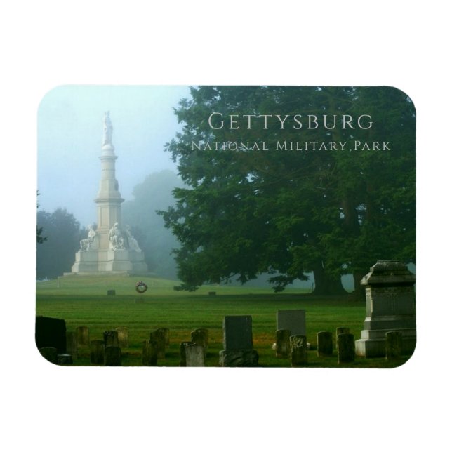 Íman Cemitério Nacional de Gettysburg (Horizontal)