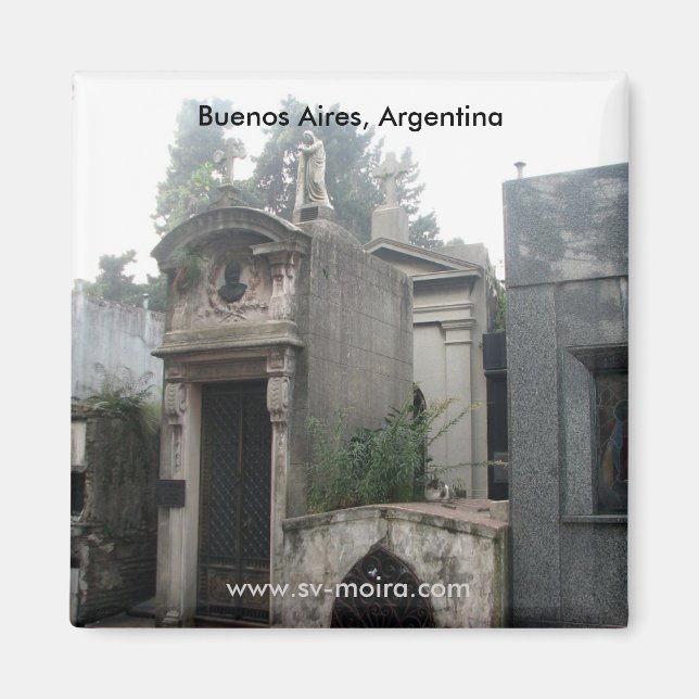 Íman Cemitério Recoleta, Buenos Aires, Argentina (Frente)