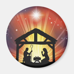 Íman Cena cristã tradicional da natividade do Natal