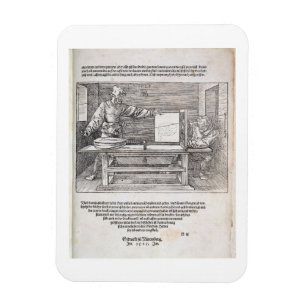 Íman Cena curso de Durer do "na arte do desenho",