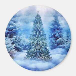 Íman Cena da árvore de Natal