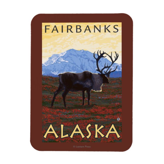 Íman Cena das Caraíbas - Fairbanks, Alasca (Vertical)
