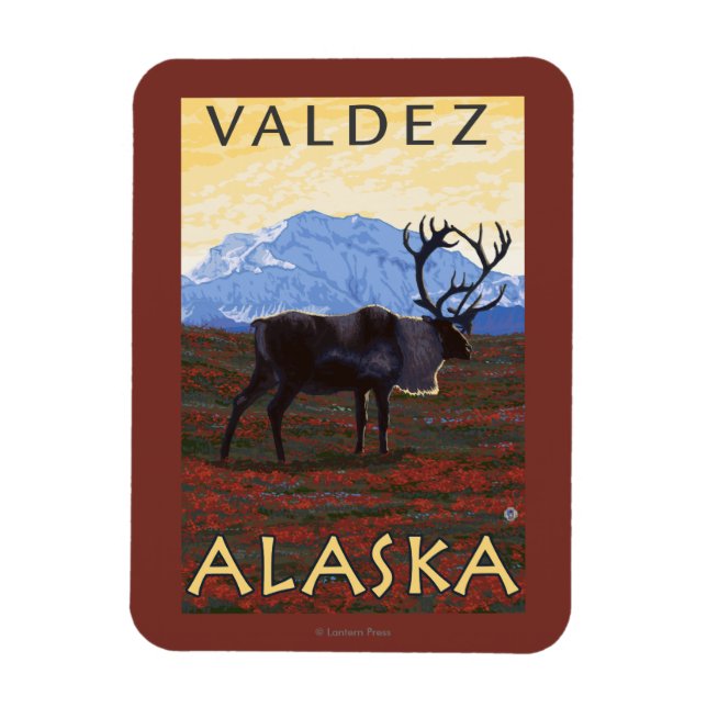 Íman Cena das Caraíbas - Valdez, Alasca (Vertical)