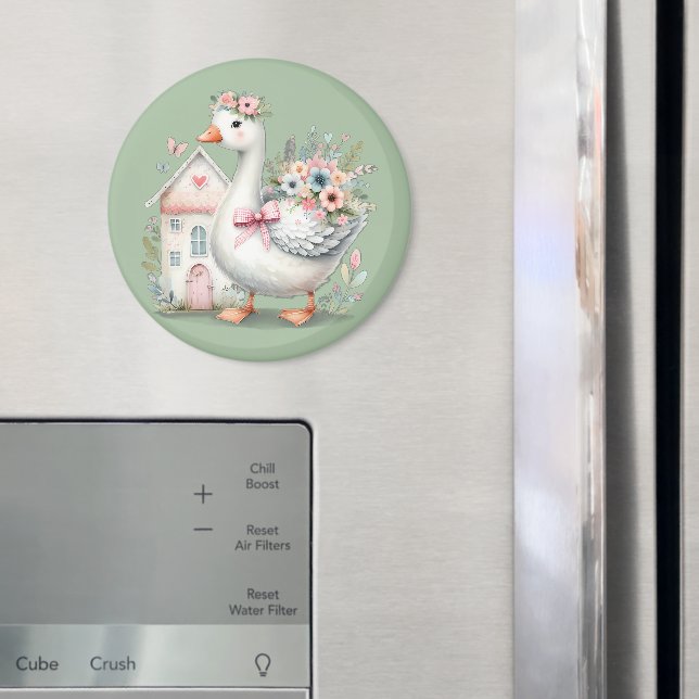 Íman Cena de Casa Floral de Algodão (In Situ (Fridge))