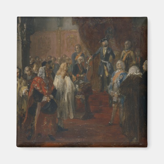Íman Cena de homenagem da Silésia, 1855 (Frente)