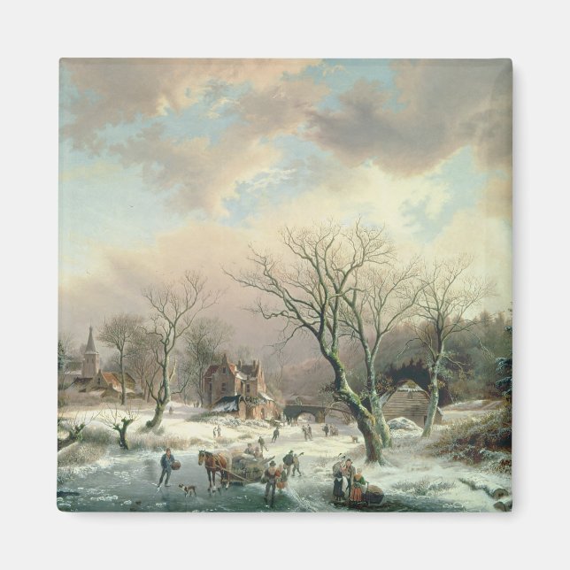 Íman Cena de inverno (Frente)