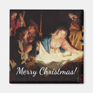 Íman Cena de Manger de Natal