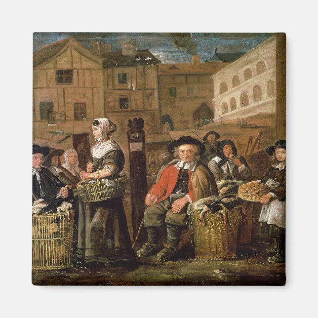 Íman Cena de Mercado (Frente)