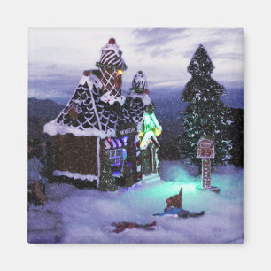 Íman Cena de Neve na Wonderland de inverno de 2020