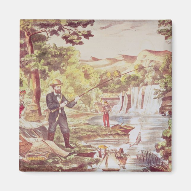 Íman Cena de Pesca (Frente)