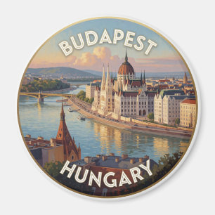 Íman Cena de Viagem ao Parlamento de Budapeste Danúbio