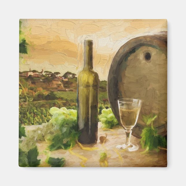 Íman Cena de Vinho no Vineyard (Frente)
