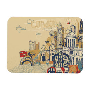 Íman Cena do Doodle de Londres