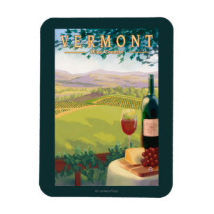 Íman Cena do país de VermontWine