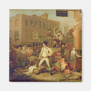 Íman Cena em uma rua de Londres, 1770 (óleo em canvas)