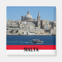 Cena Malta de La Valeta e Harbour Souvenir