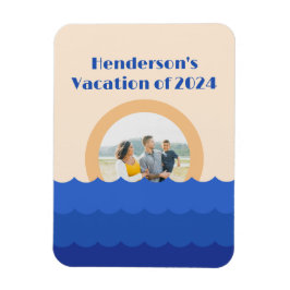 Íman Cena minimalista do pôr do sol oceânico