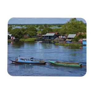 Íman Cena rural, Lago Tonle Sap, Siem Reap, Angkor,