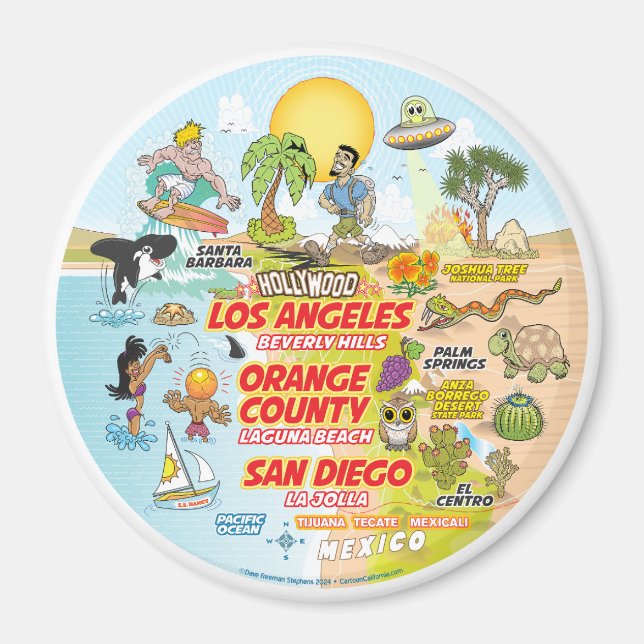 Íman Cena SoCal (Frente)